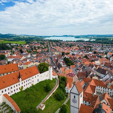 Ferienwohnung Herzstueck Im Haus Schlossblick Füssen Esterno foto