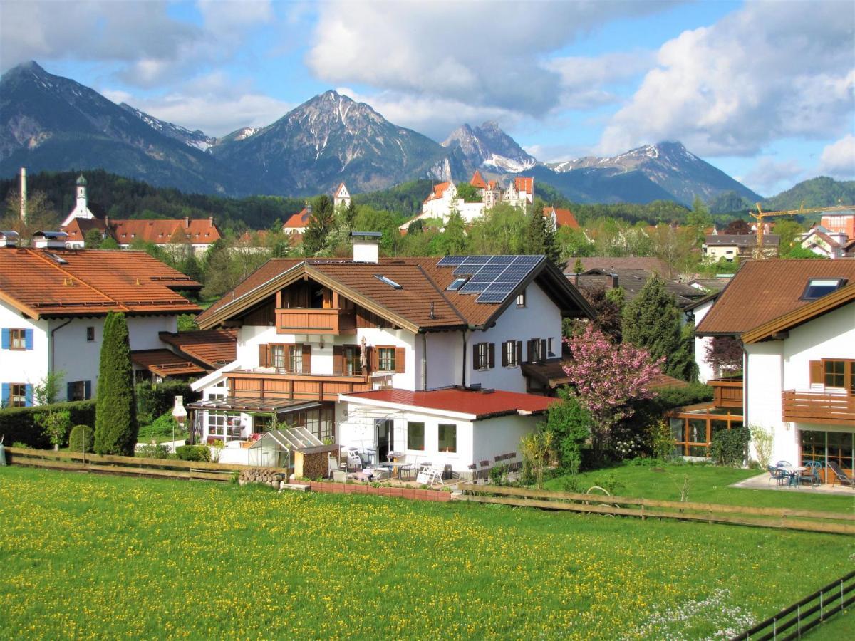 Ferienwohnung Herzstueck Im Haus Schlossblick Füssen Esterno foto