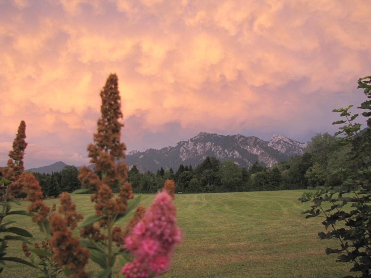 Ferienwohnung Herzstueck Im Haus Schlossblick Füssen Esterno foto