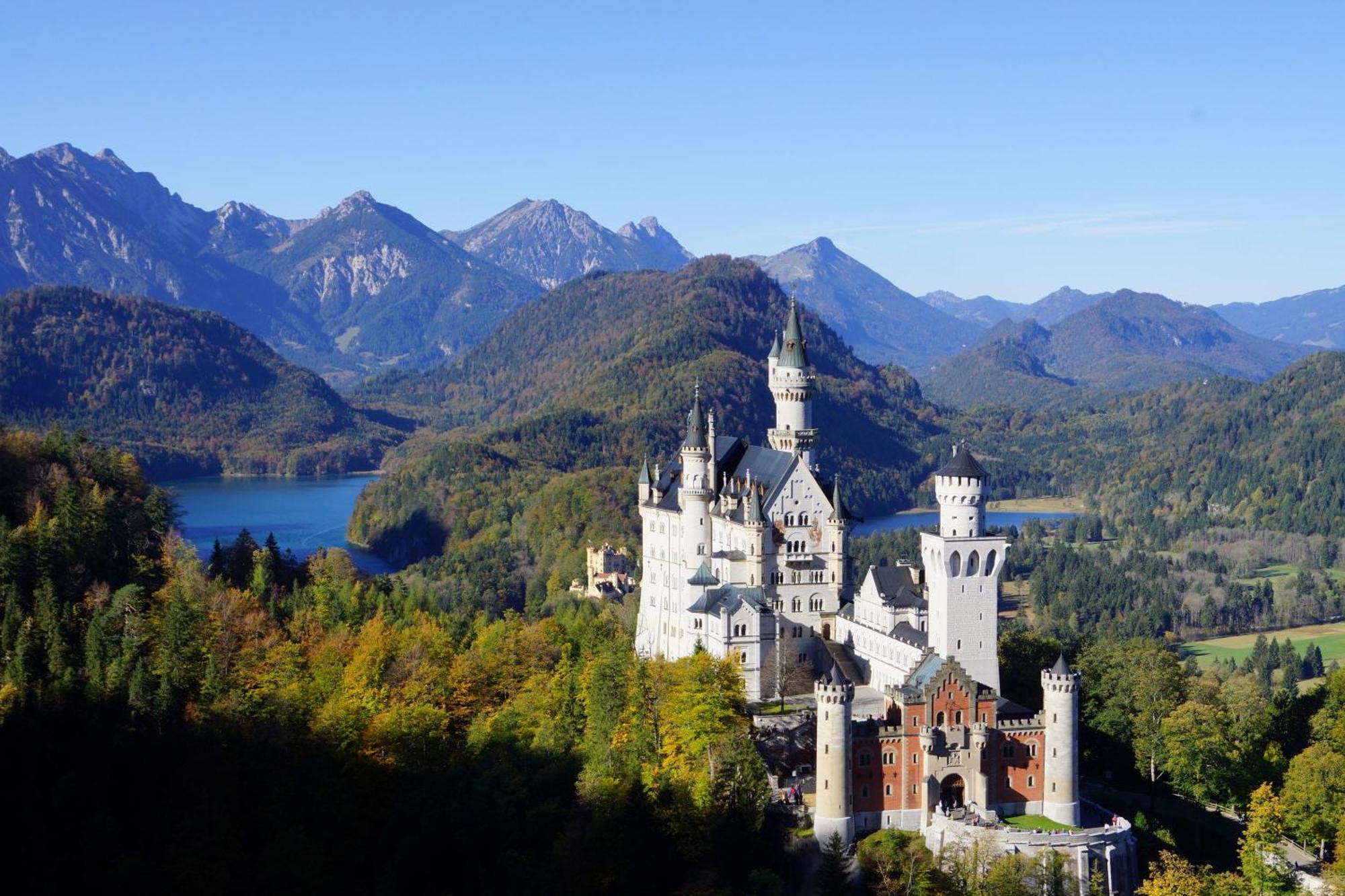 Ferienwohnung Herzstueck Im Haus Schlossblick Füssen Esterno foto