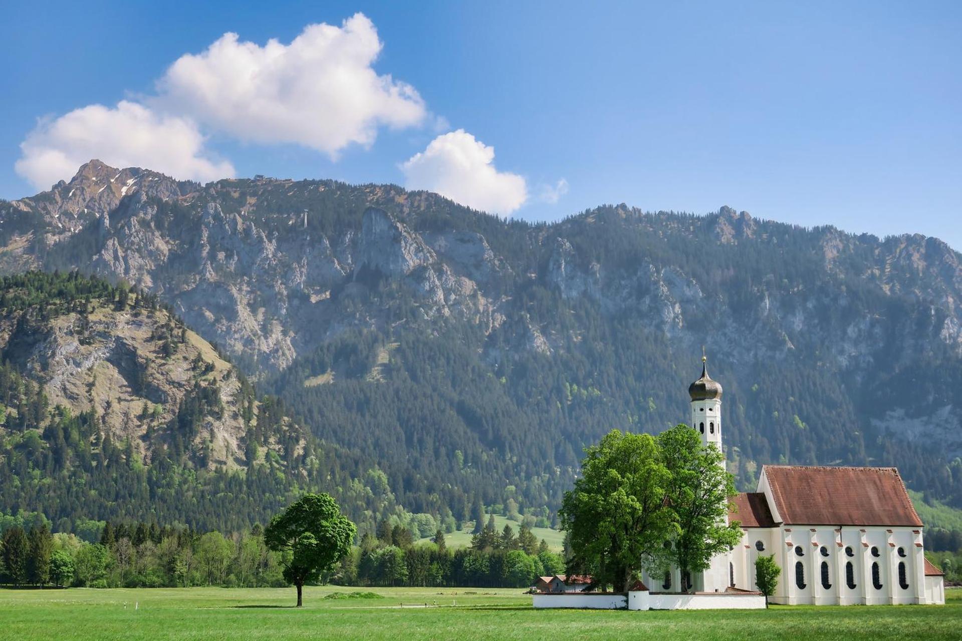 Ferienwohnung Herzstueck Im Haus Schlossblick Füssen Esterno foto